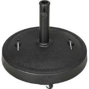 Parasolstandaard Gevuld met Cement 23.5 kg - Weerbestendig met Wielen ...