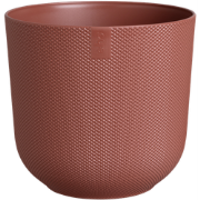 Jazz rond 23 toscaans rood bloempot