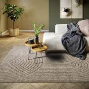 Japandi vloerkleed laagpolig - New York Design - Panglao Taupe - 160x2...