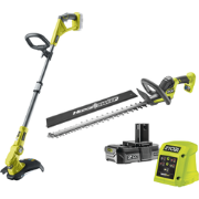 Heggenschaar en 30cm Grastrimmer Combokit (incl. 1x 2.0Ah en lader)
