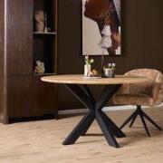 Starfurn Eiken eettafel Ferris | Rond 110 cm | Naturel