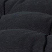 Lounge kussen zit 73x73 Rib zwart (2 stuks)