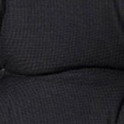 Lounge kussen rug 73x43 Rib Zwart (2 stuks)
