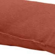 Universeel hoofdkussen ca. 24x40 cm Panama terra (4 stuks)