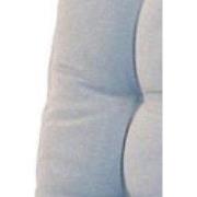 Tuinkussen hoge rug panama lichtgrijs (4 stuks)