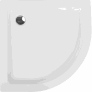 ALISO - Douchebak - Wit - 90 x 90 x 7 cm - Synthetisch materiaal