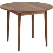 Uitschuifbare eettafel van 100 tot 131 cm met rond tafelblad - KLARA