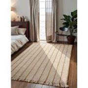 Elle Decoration Handgeweven Jute Vloerkleed Creme Goud- 160x230 CM