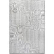 Elle Decoration Japandi Hoogpolig Vloerkleed Creme Wit- 200x280 CM