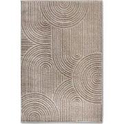 Elle Decoration Japandi Hoogpolig Vloerkleed Beige- 160x235 CM
