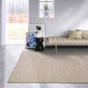 Elle Decoration Delhi Wol Hand-made Vloerkleed  Linnen Beige- 80x200 C...