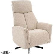 LABEL51 Elektrische Relaxfauteuil Aarhus - Naturel Royal Boucle