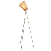 Northern - Oslo Wood VloerLamp Staal/Beige