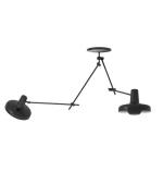 Grupa Products - Arigato Plafondlamp Dubbel Zwart Grupa