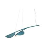 Flos - Almendra S2 Y Short Hanglamp Bay Blue Metallized