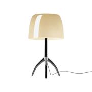 Foscarini - Lumiere Grande Tafellamp E27 Zwart Chroom/Warm Wit Dimm.