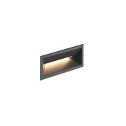 Lucande - Jaano LED Buiten Ingebouwd Wandlamp Antracite