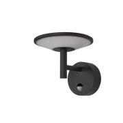 Lucande - Fenia Buiten Wandlamp w/Sensor Anthracite/Opal