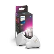 Philips Hue - White & Color 6W Bluetooth GU10 Lichtbron 2 stk.