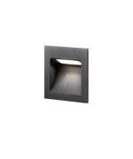 LIGHT-POINT - Delin 1 LED Inbouw Wandverlichting IP54 3000K Zwart