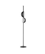 Oluce - Superluna Vloerlamp Black