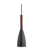 Design For The People - Pure Hanglamp Zwart/Walnoot