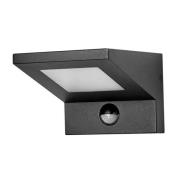 Lucande - Levvon LED BuitenWandlamp w/Sensor Graphite