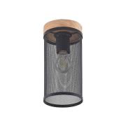 Lindby - Kiriya Plafondlamp Black/Wood