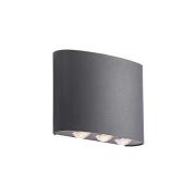 Lindby - Gatlin 6 Buiten Wandlamp Dark grey