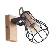 Lindby - Courtney Wandlamp Black/Wood