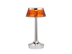 Flos - Bon Jour Unplugged Tafellamp Chroom Amber