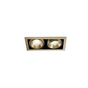 LIGHT-POINT - Ghost 2 Ingebouwd Spot 2x6W 2700/3000K Brass