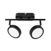 Lindby - Neros 2 Plafondlamp Black