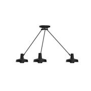 Grupa Products - Arigato Palace Triple Plafondlamp Black Grupa