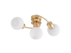 Lindby - Ciala 3 Plafondlamp Brass/Opal