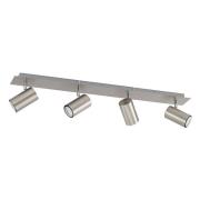 Lindby - Joffrey 4 Plafondlamp L80 Nickel