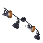 Lindby - Julin Plafondlamp Black/Gold