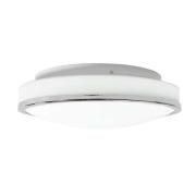 Lindby - Lyss Round LED Plafondlamp IP44 Ø28 Chrome