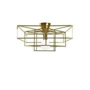 Globen Lighting - Cube Plafondlamp Brass