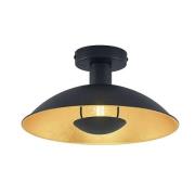 Lindby - Narisara Plafondlamp Ø30 Black/Gold