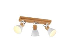 Lindby - Merela 3 Plafondlamp Wood/White