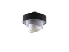 Lindby - Coria Plafondlamp Black/Grey