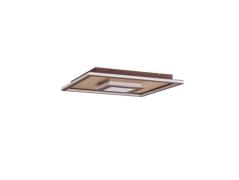 Lindby - Pekela Square LED Plafondlamp L60 Rust/Matt Gold