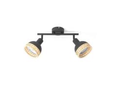 Lindby - Lonnaris 2 Plafondlamp Black/Nature