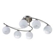 Lindby - Svean 6 Plafondlamp White/Nickel