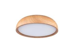 Paulmann - Oka LED Plafondlamp IP44 Wit/Hout