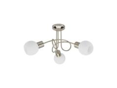 Lindby - Elaina 3 Plafondlamp Nickel/Opal