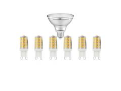 Lindby - Lichtbronnen 6xLED 3,3W (330lm) G9 + 1xLED 8W (633lm) Par30 E...