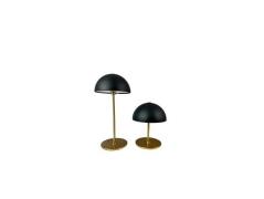 DybergLarsen - Along Mini Portable Tafellamp 2pcs. Black/Brass