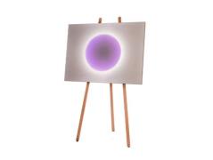 Ingo Maurer - Moodmoon Framed Vloerlamp RGBW White/Wood